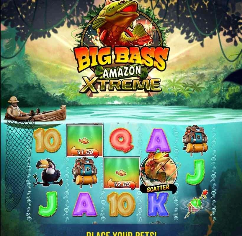 Big Bass Amazon Xtreme running on a phone
